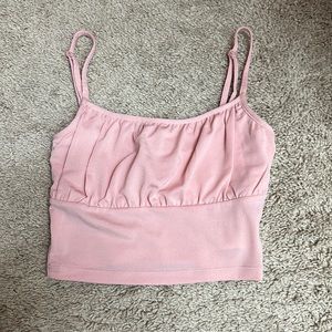 baby pink tank top